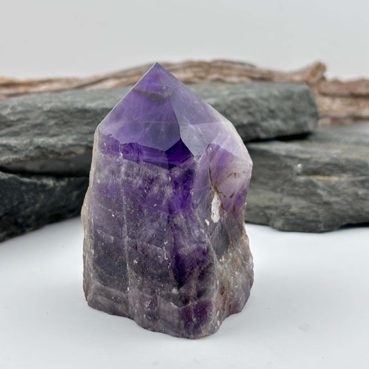 Large Amethyst Polished Point Rough