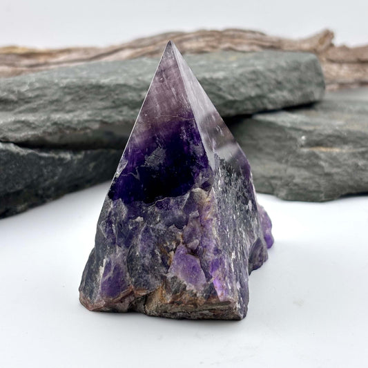 Large Amethyst Polished Point Rough