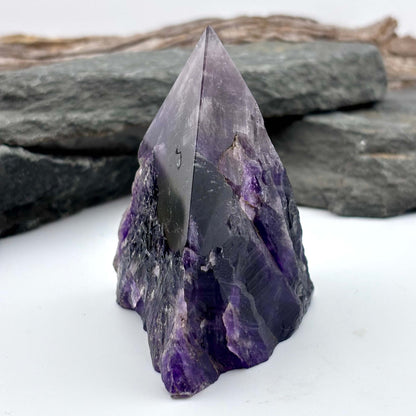 Large Amethyst Polished Point Rough