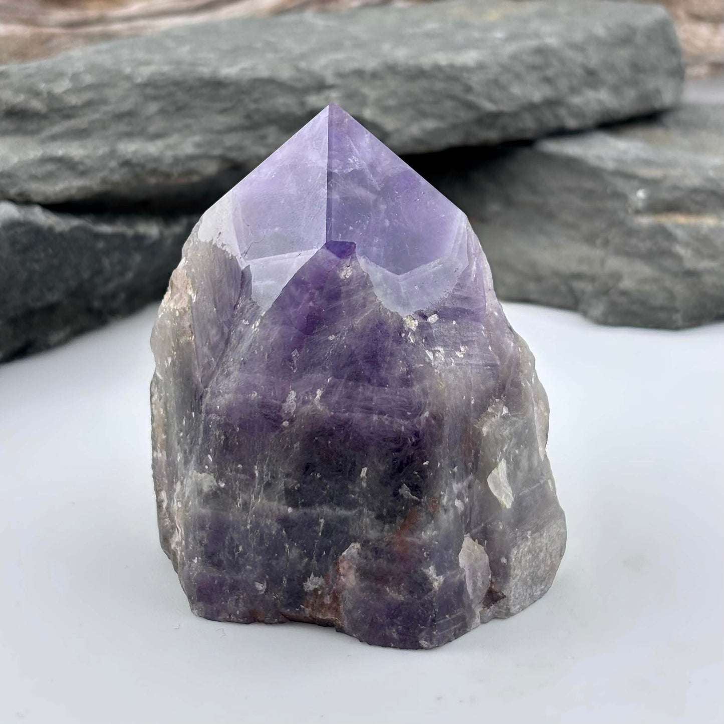 Large Amethyst Polished Point Rough