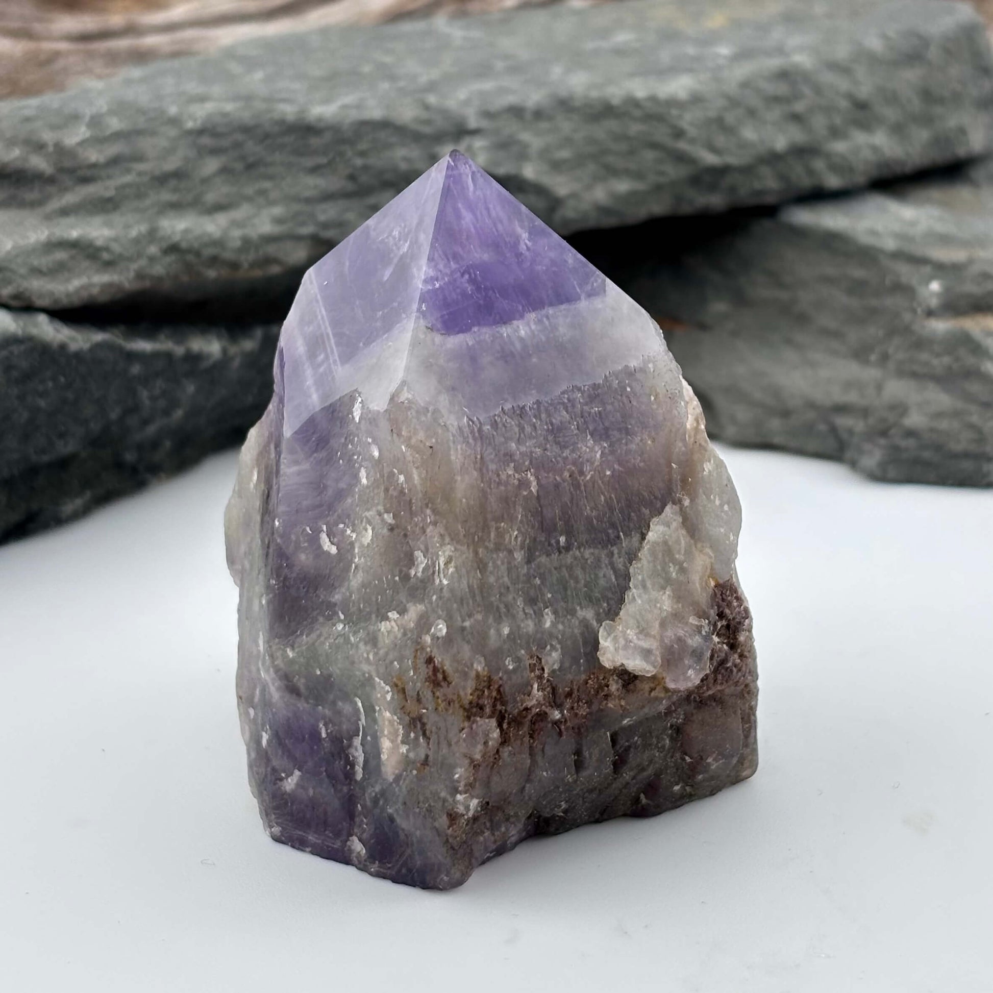 Large Amethyst Polished Point Rough