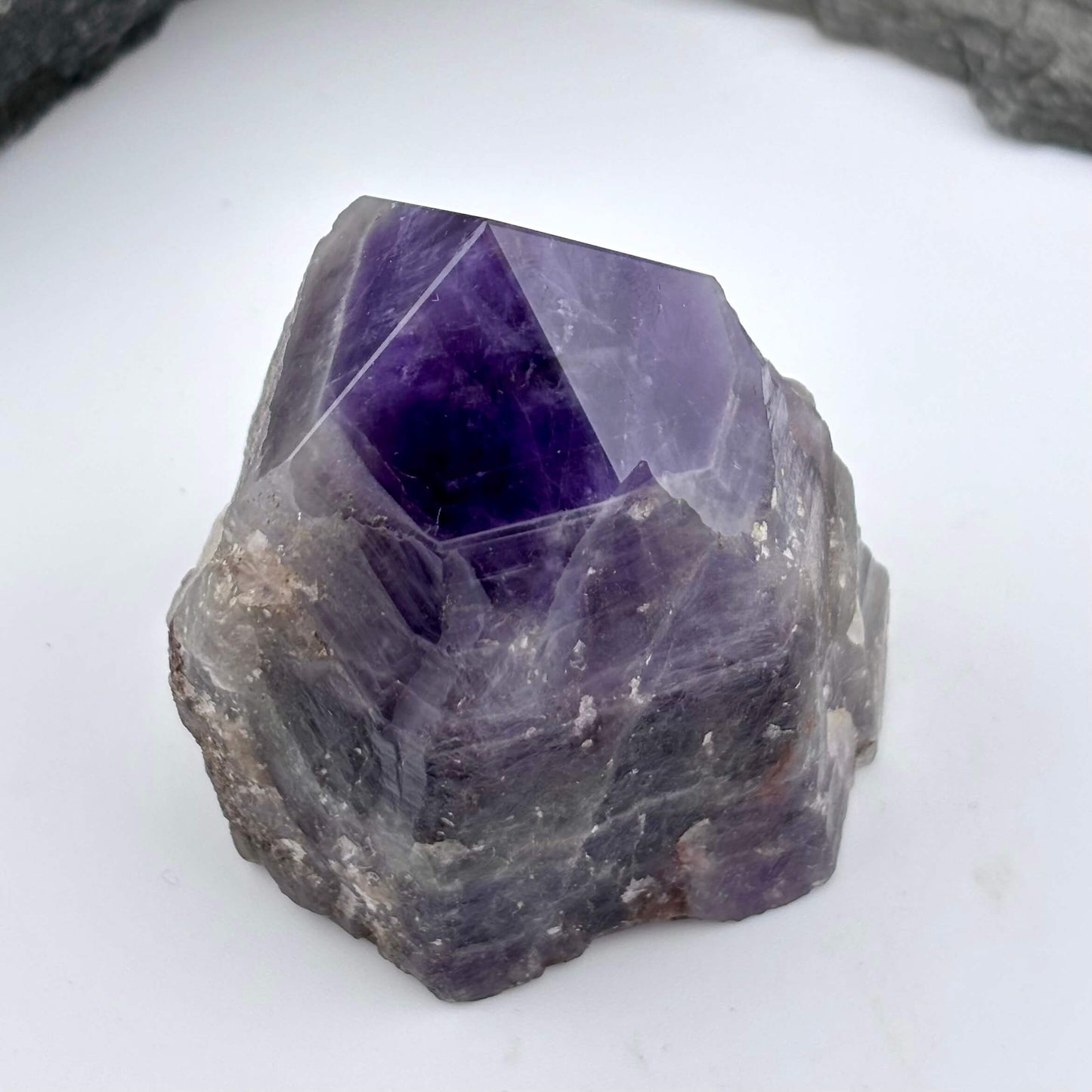Large Amethyst Polished Point Rough