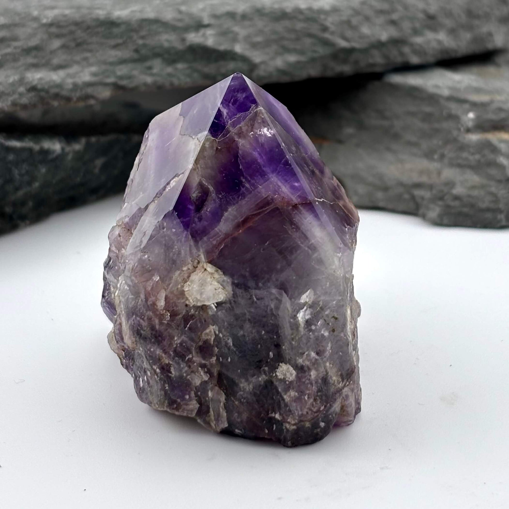 Large Amethyst Polished Point Rough