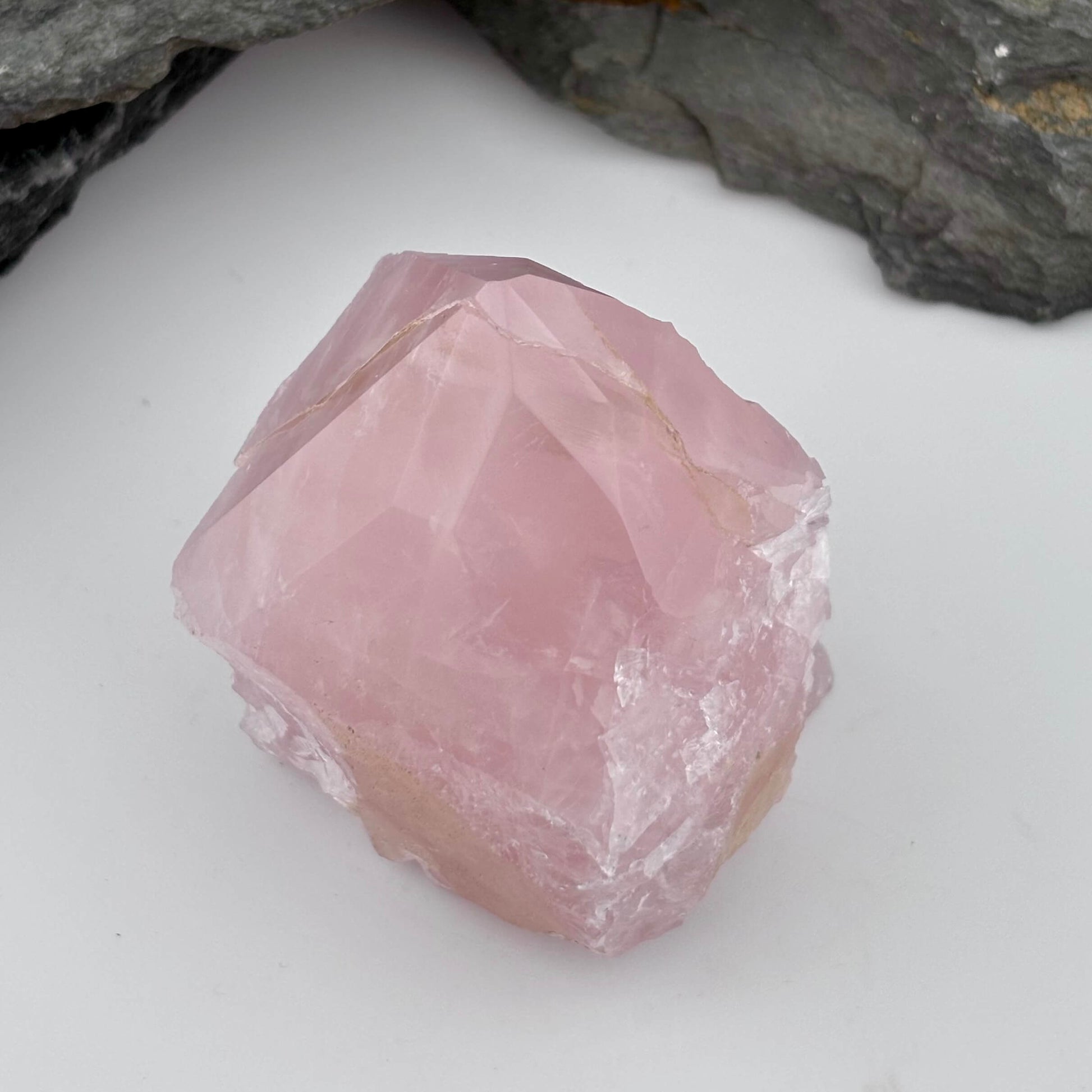 Rough Polished Point Rose Quartz