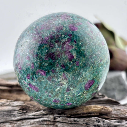 Ruby Zoisite Sphere