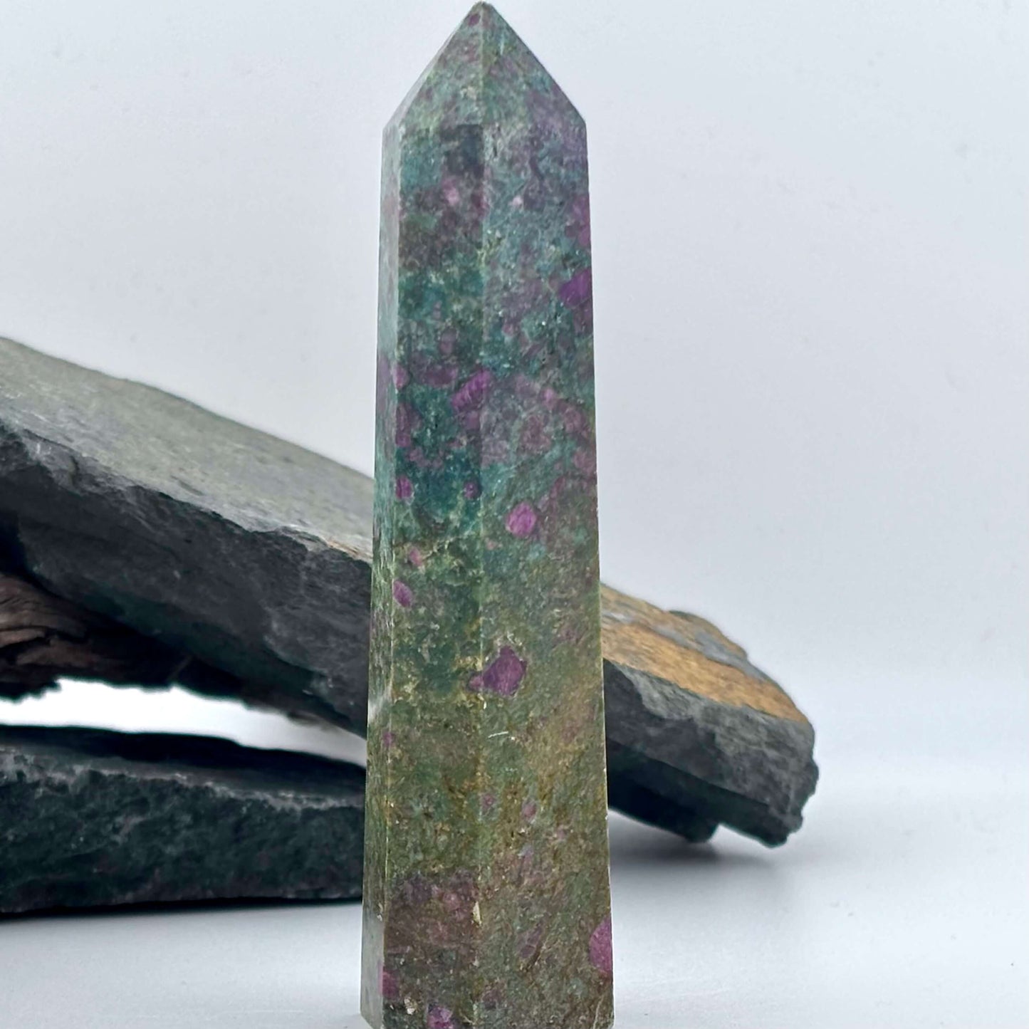 BIG Ruby Zoisite Tower - 160 grams / 12 cms