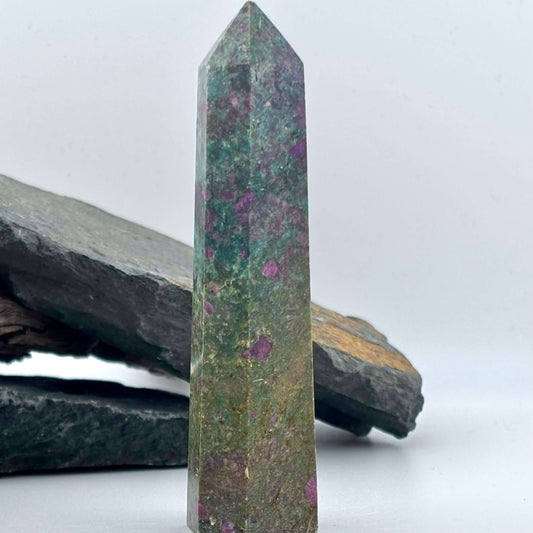 BIG Ruby Zoisite Tower - 160 grams / 12 cms