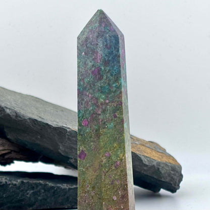 BIG Ruby Zoisite Tower - 160 grams / 12 cms