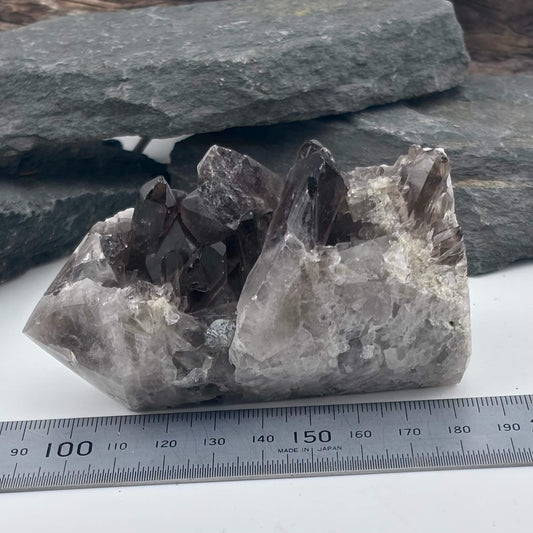 Brazilian Smoky Quartz Polished Cluster Point - 274 grams