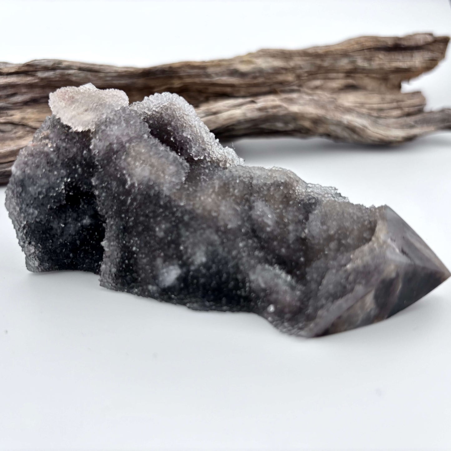 Natural Sphalerite Druzy Tower - 143 grams / 9.5 cm