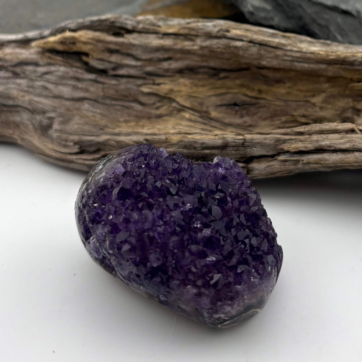Stunning Brazilian Amethyst freeform druzy cluster - 66grams