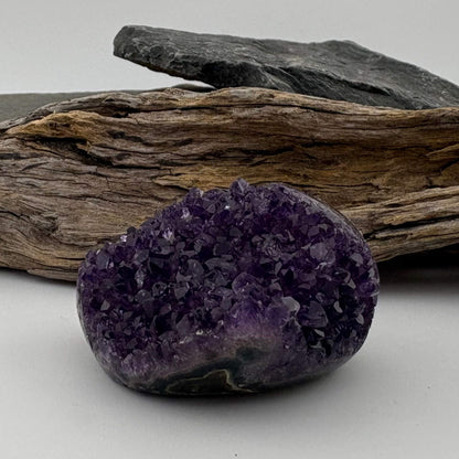 Stunning Brazilian Amethyst freeform druzy cluster - 66grams