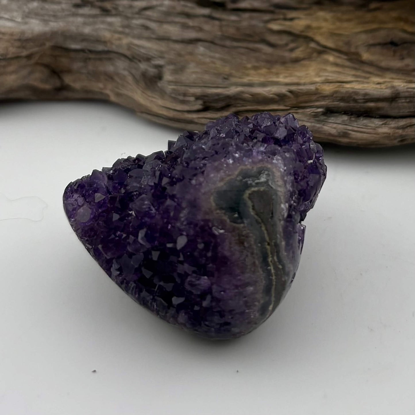 Stunning Brazilian Amethyst freeform druzy cluster - 66grams