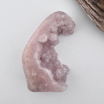 Brazilian Pink Amethyst Sparkly Sugar / Bubble / Grape Druzy Freeform Wave - 130 grams