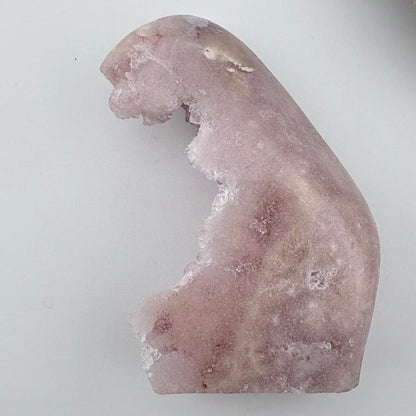 Brazilian Pink Amethyst Sparkly Sugar / Bubble / Grape Druzy Freeform Wave - 130 grams