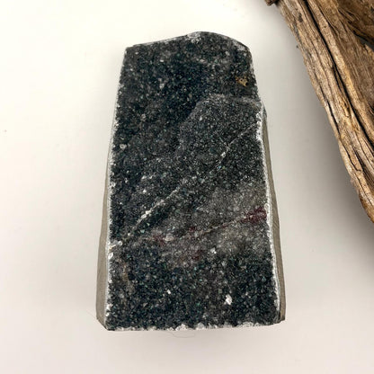 Brazilian Black Amethyst Druzy Geode Freeform - 0.188 kgs