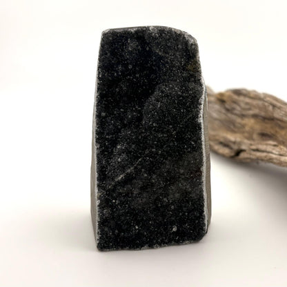 Brazilian Black Amethyst Druzy Geode Freeform - 0.188 kgs