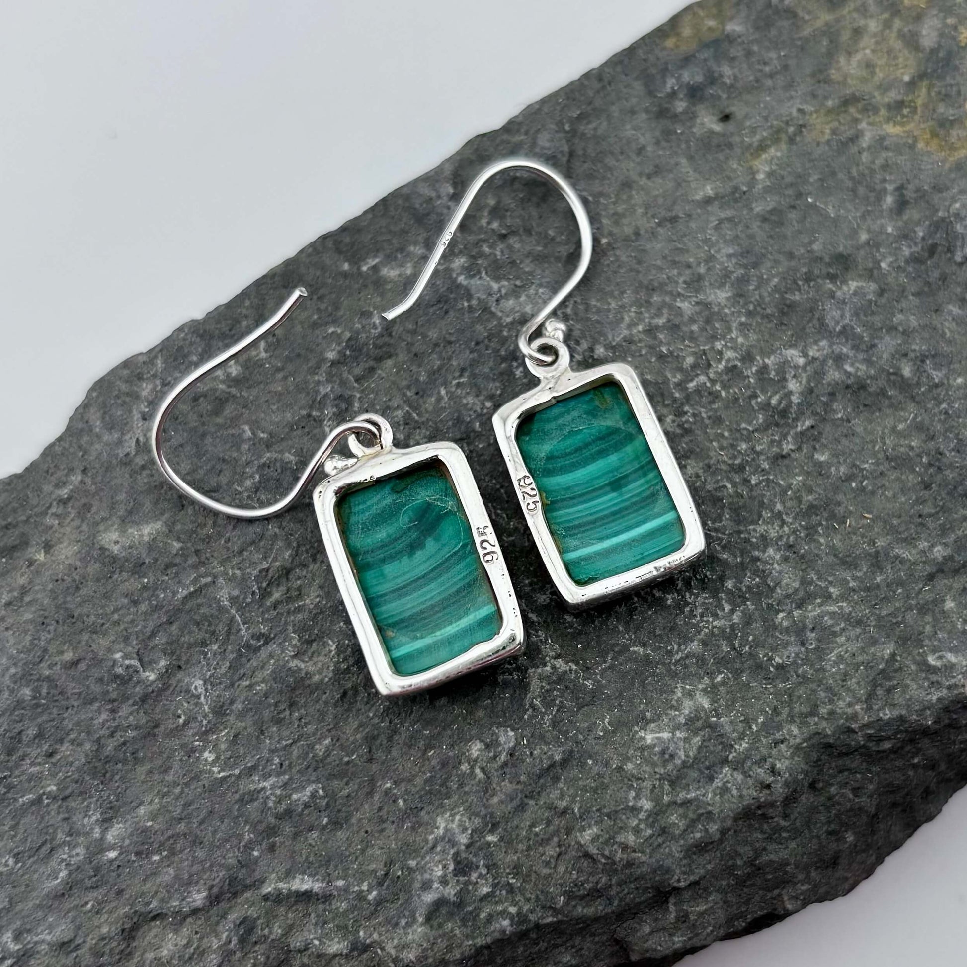 Malachite Earrings 
