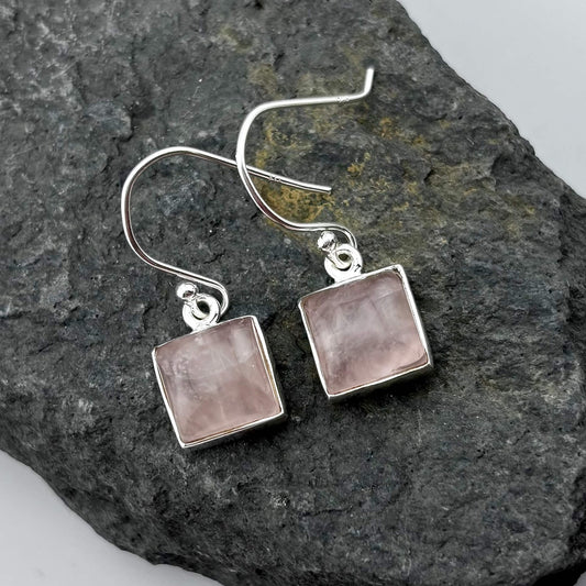 Rose Quartz Earrings