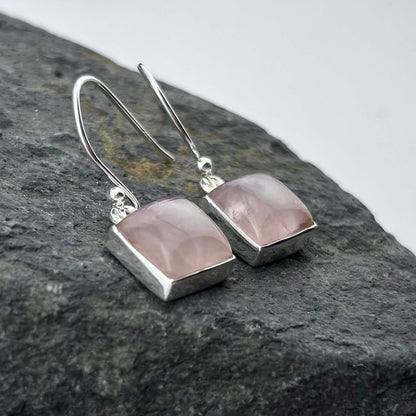 Rose Quartz Earrings
