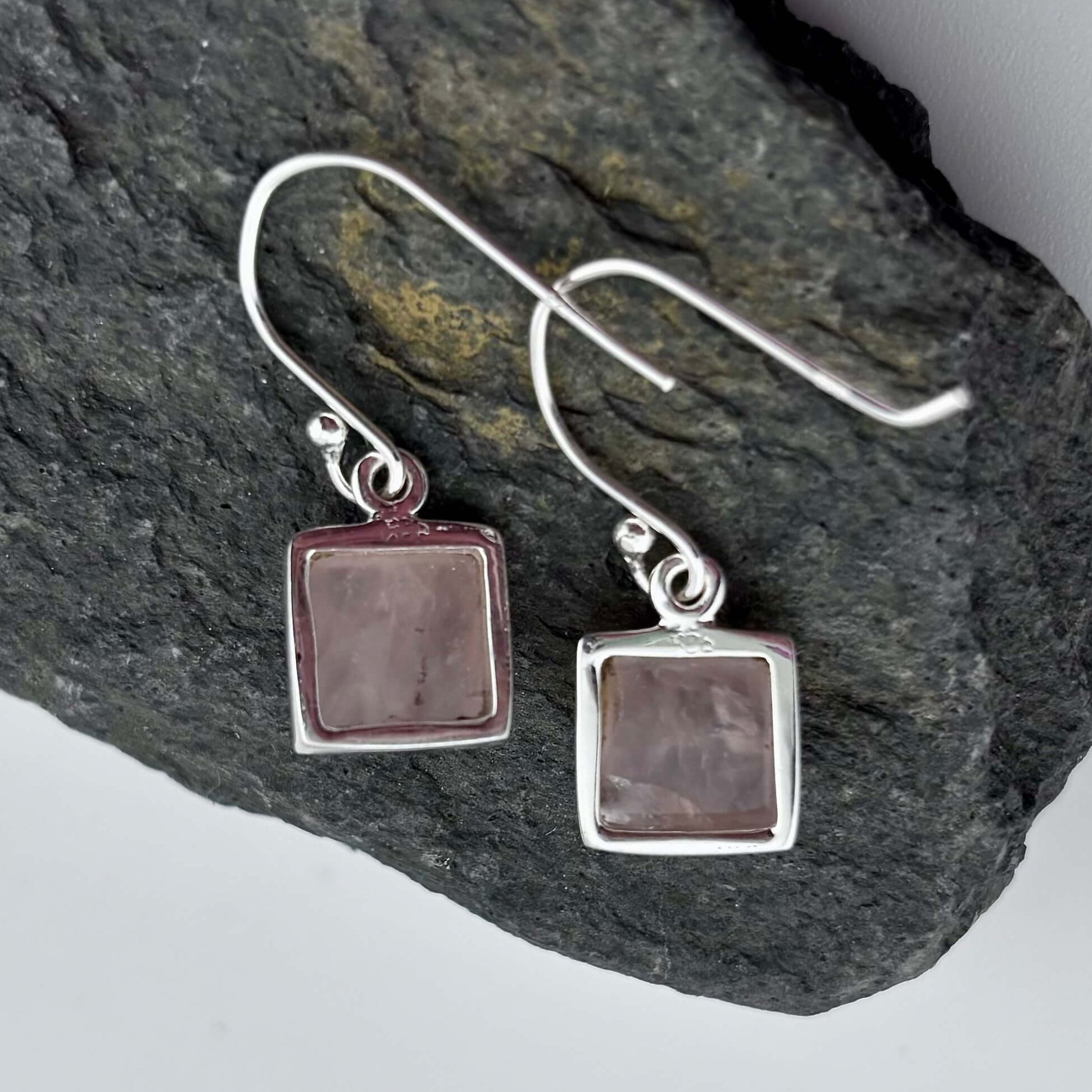 Rose Quartz Earrings