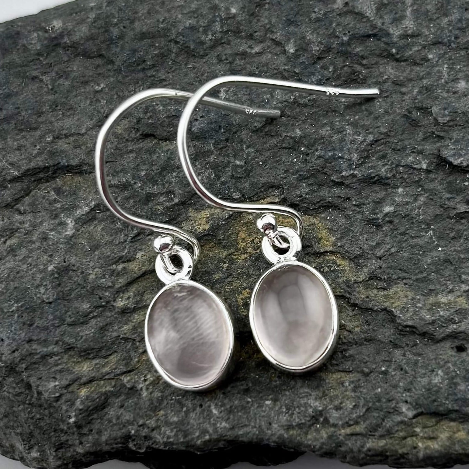 Rose Quartz Earrings