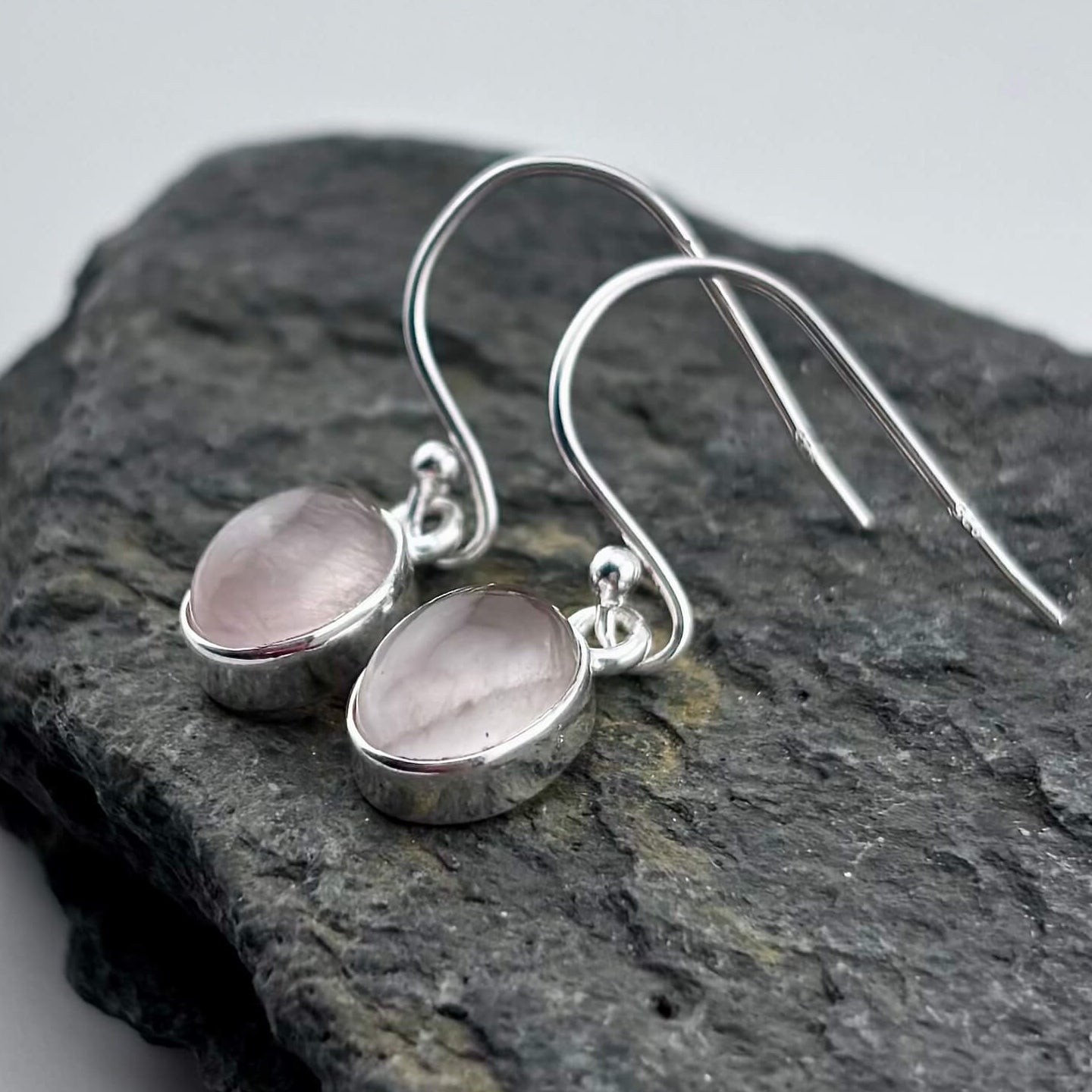 Rose Quartz Earrings