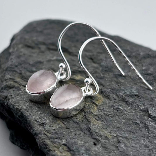 Rose Quartz Earrings